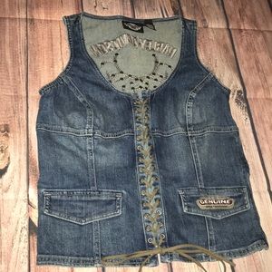 Harley Davidson Jean Vest